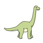 how to draw dinosaur image