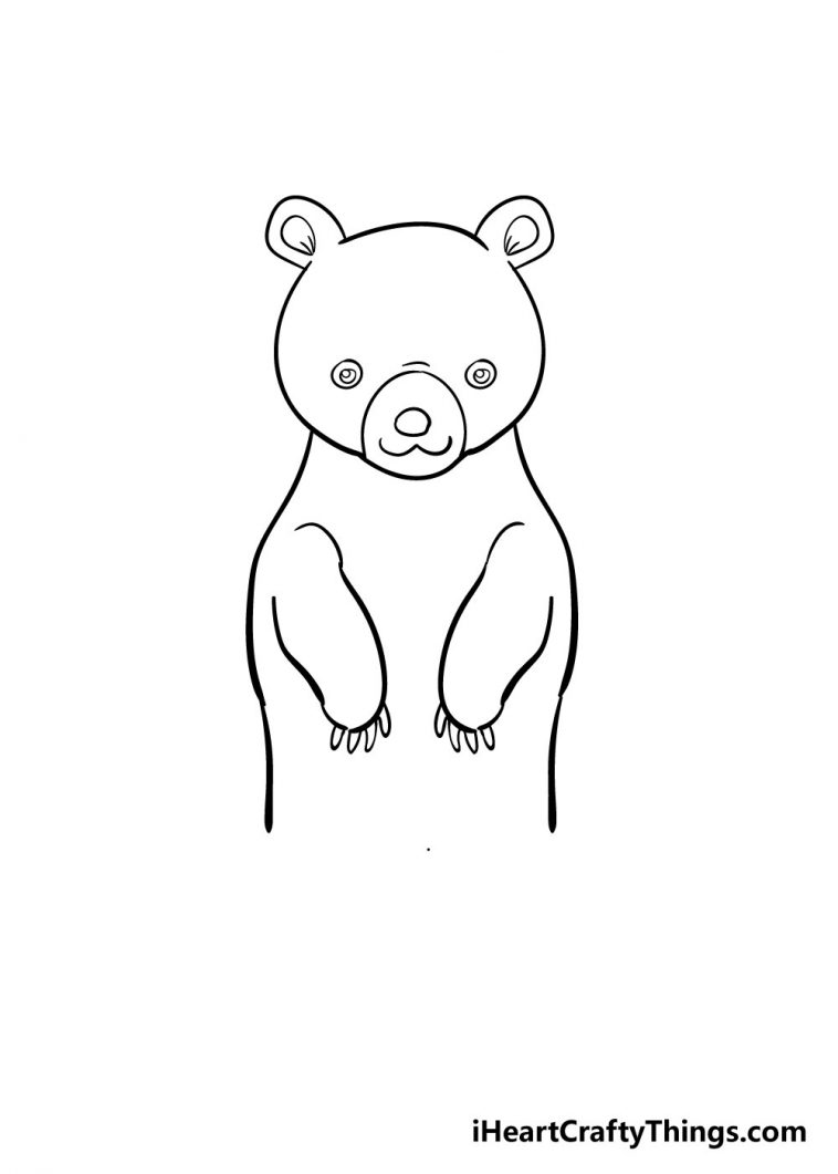 Bear Drawing - How To Draw A Bear Step By Step!