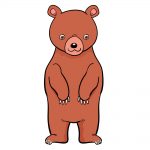 how to draw bear image