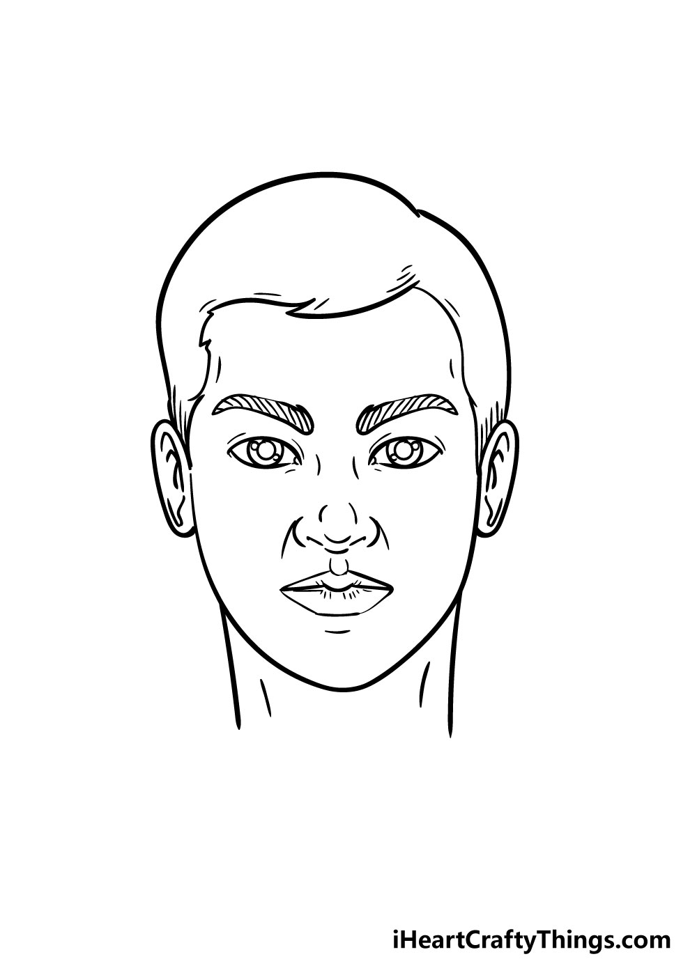 face drawing step 5