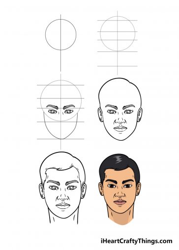 Face Drawing - How To Draw A Face Step By Step!