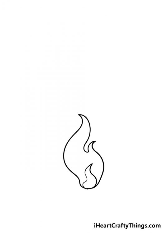 Fire Drawing - How To Draw Fire Step By Step!