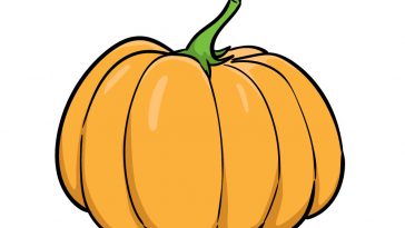 how to draw pumpkin image