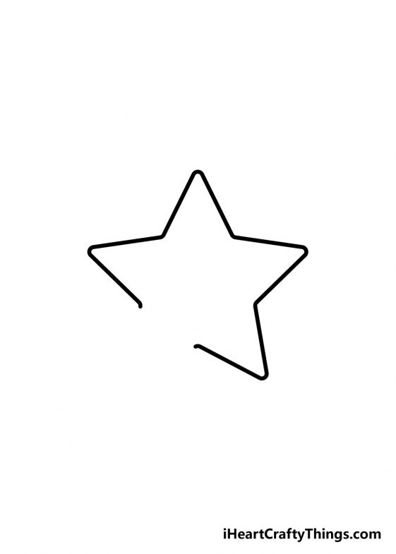 Star Drawing - How To Draw A Star Step By Step!