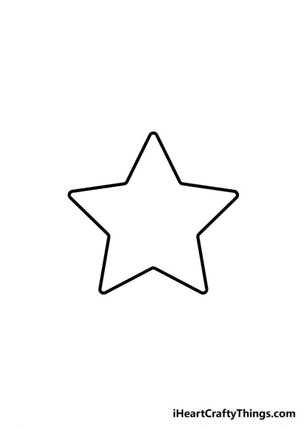 Star Drawing How To Draw A Star Step By Step!