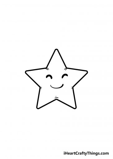 Star Drawing - How To Draw A Star Step By Step!