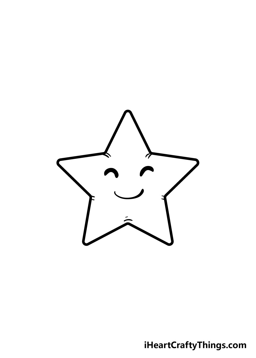 star drawing step 6