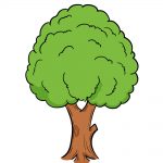 how to draw tree image