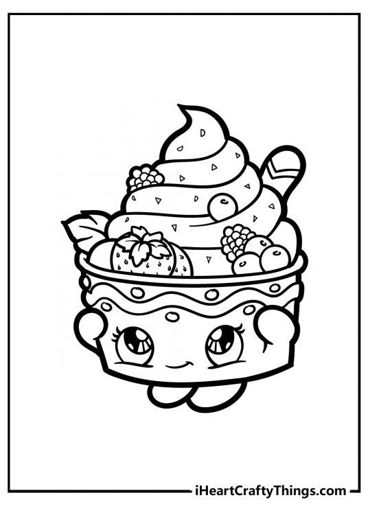 Ice Cream Coloring Pages