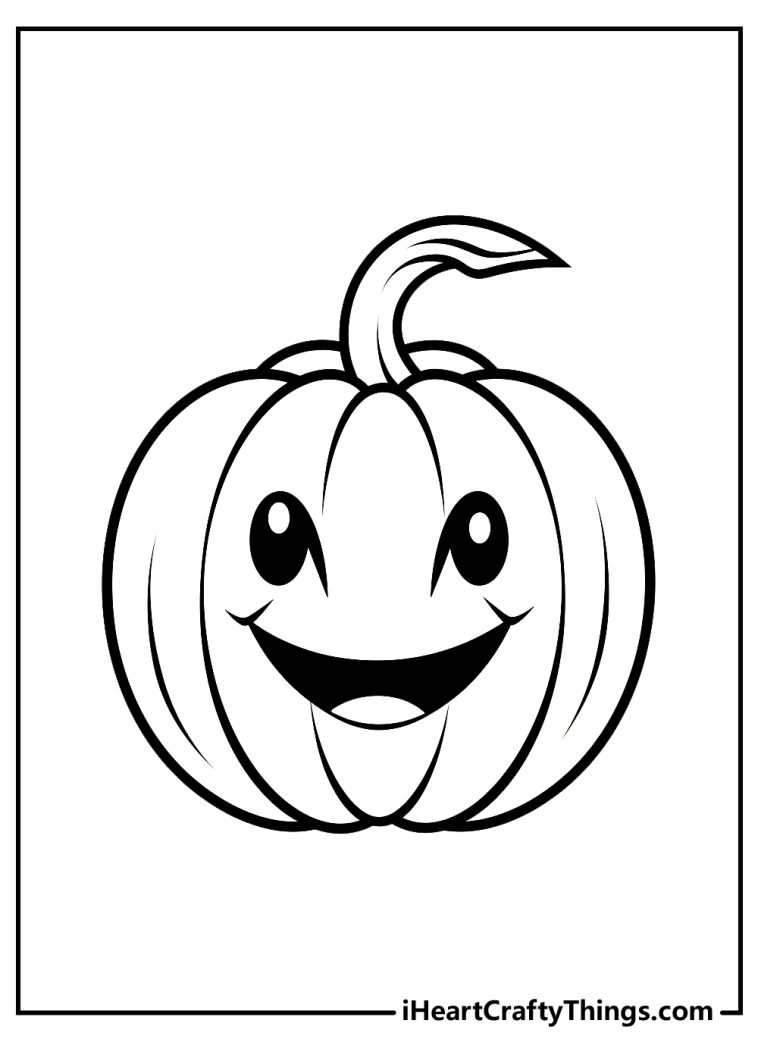 Jack O Lantern Coloring Pages (100% Free Printables)