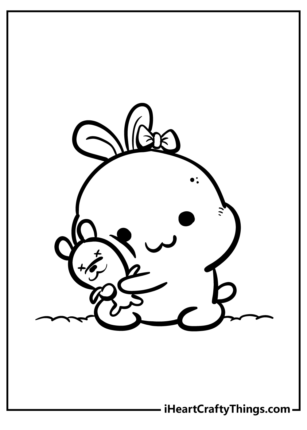 Kawaii Coloring Page Set, Cute Kawaii Coloring Pages For Kids And