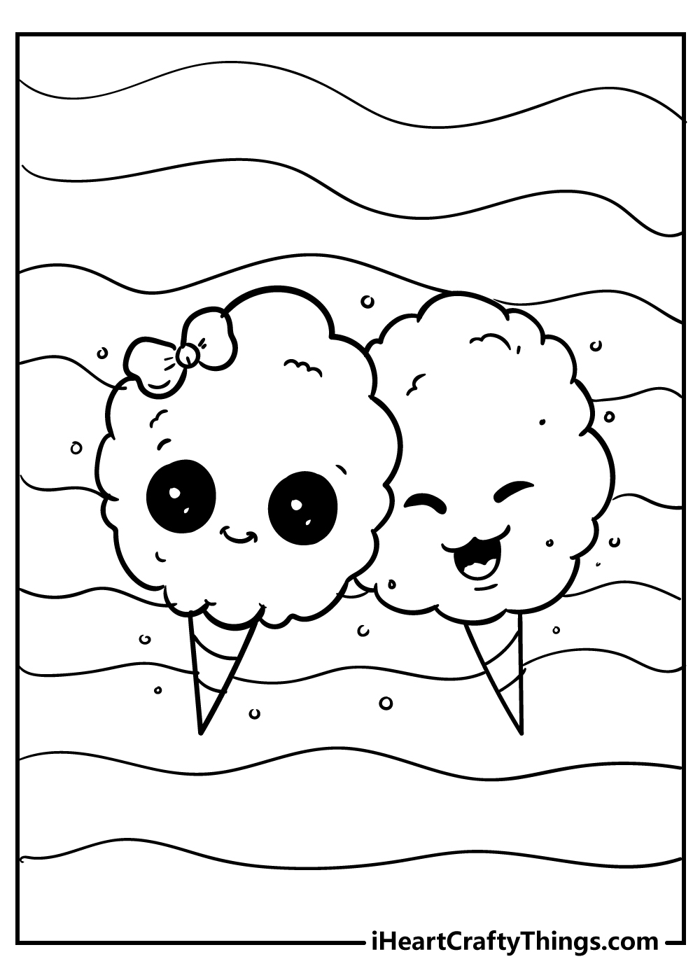 kawaii cute coloring pages