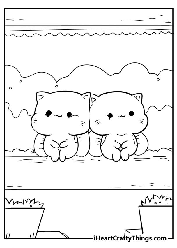 Kawaii Coloring Pages (100% Free Printables)