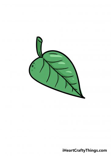 how to draw leaf image
