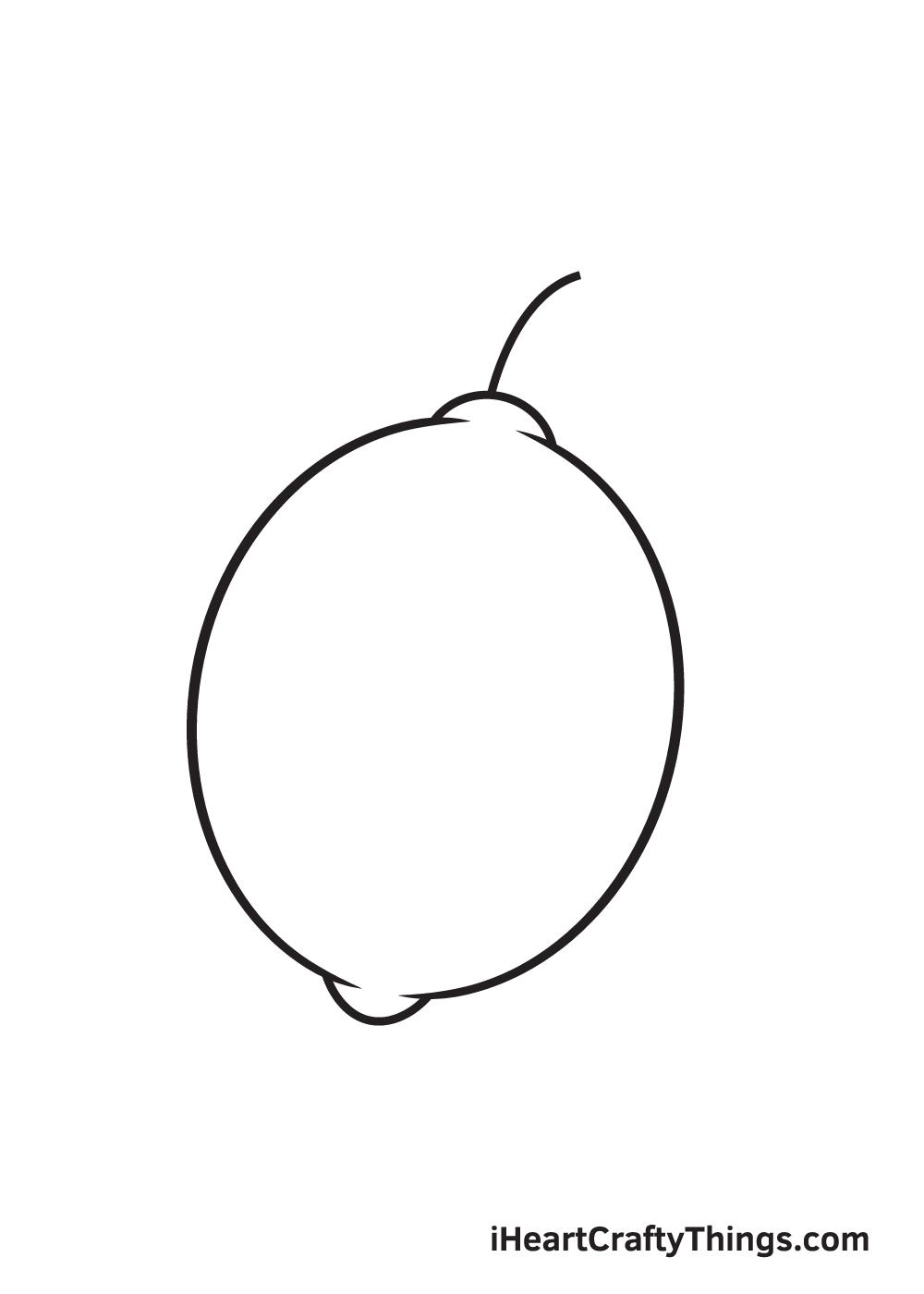 lemon drawing step 5