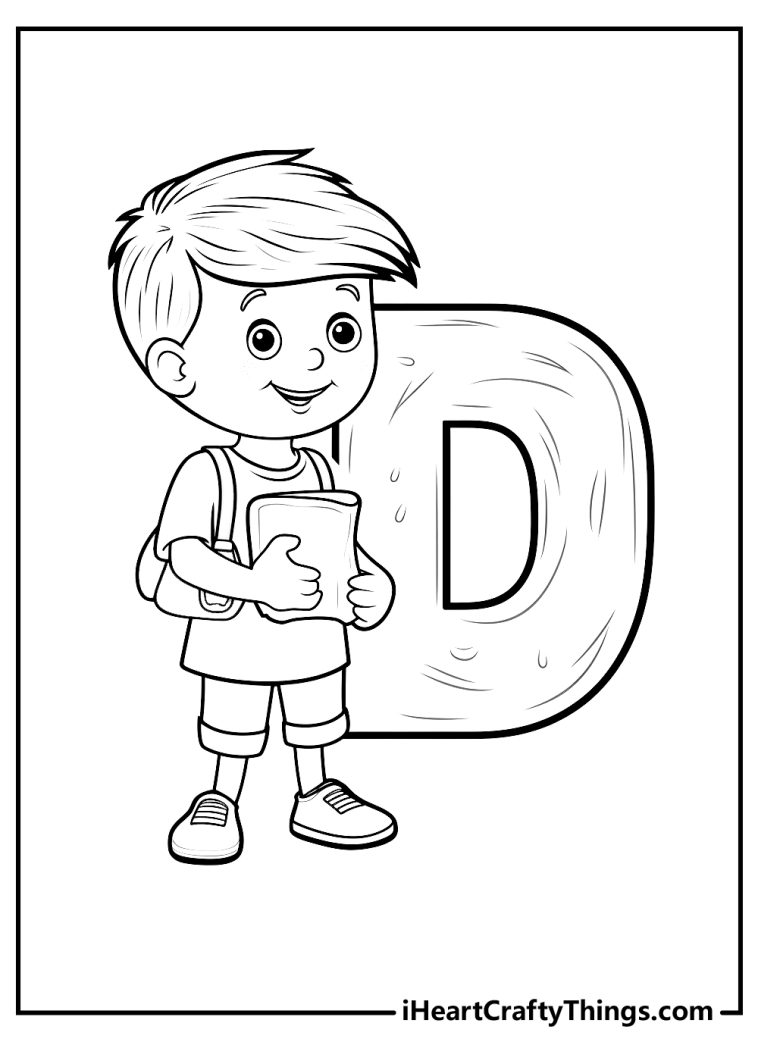 15 Letter D Coloring Pages (100% Free Printables)