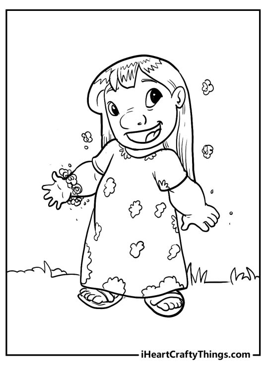 30 Lilo & Stitch Coloring Pages (100% Free Printables)