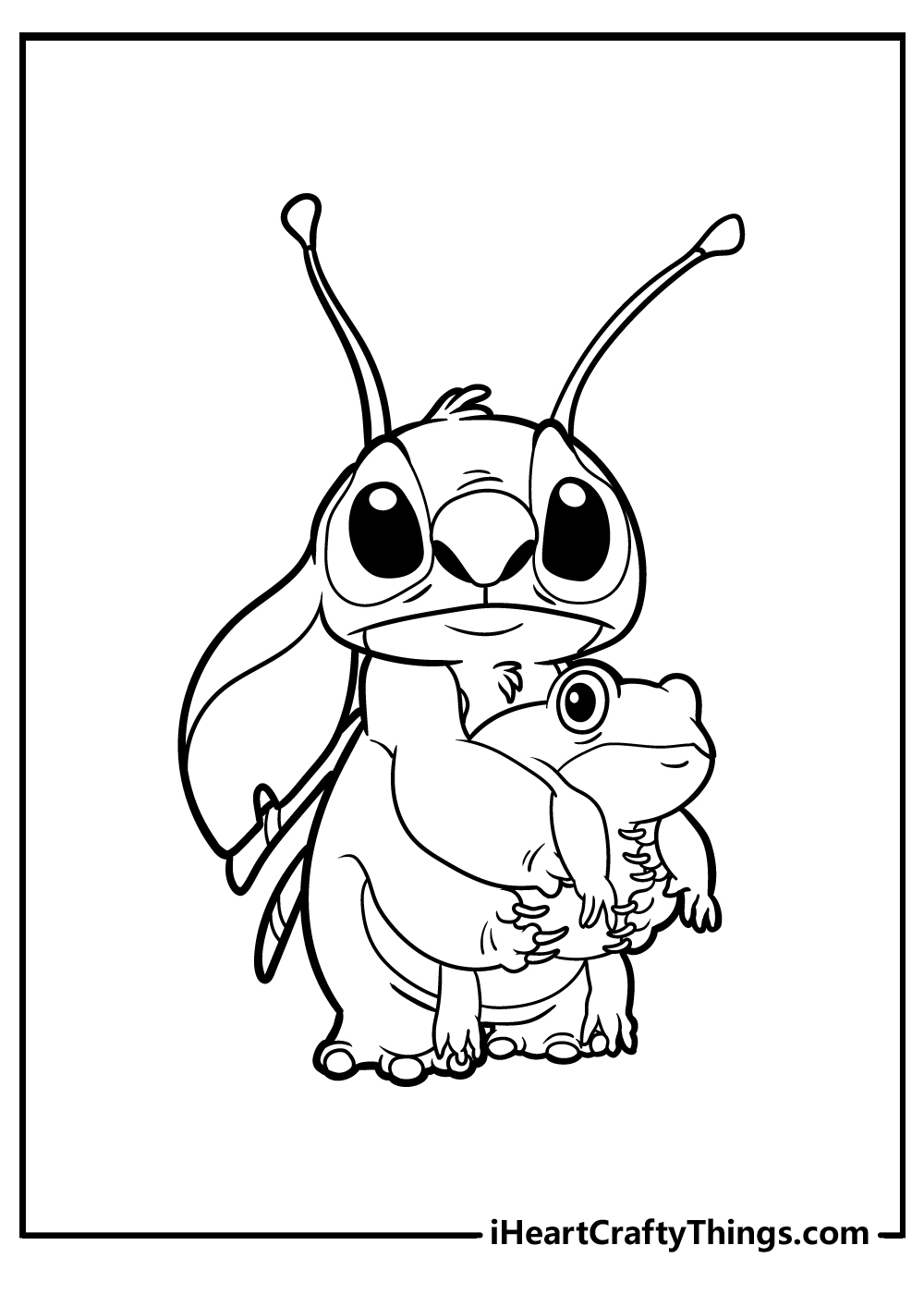 Free Easy To Print Stitch Coloring Pages Stitch Coloring 57 OFF