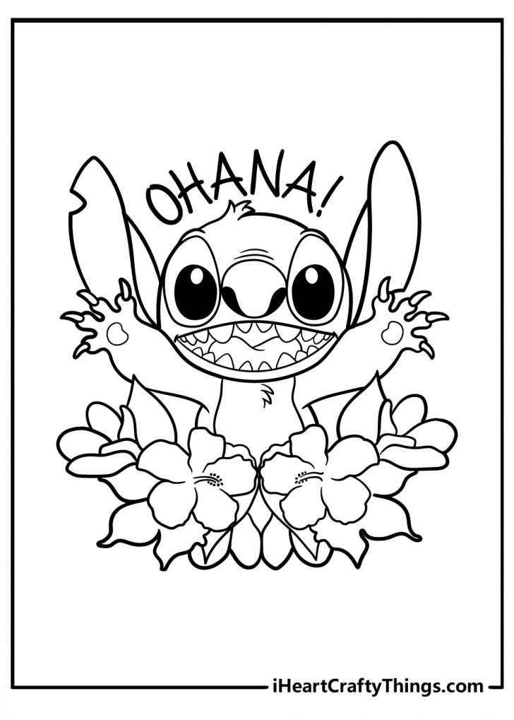 Lilo & Stitch Coloring Pages (Updated 2021)