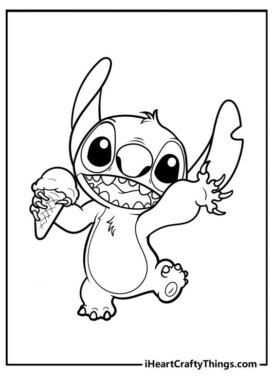 45 Lilo & Stitch Coloring Pages (100% Free Printables)