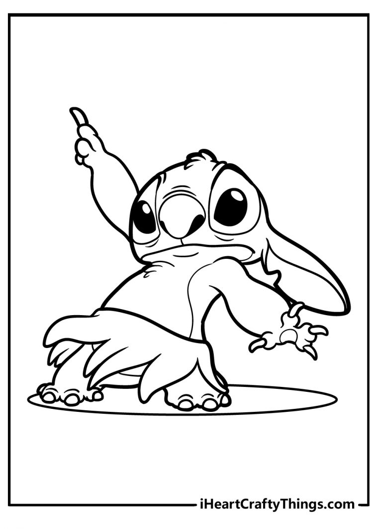 Lilo Stitch Coloring Pages 100 Free Printables 