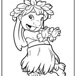 coloring pages lilo and stitch