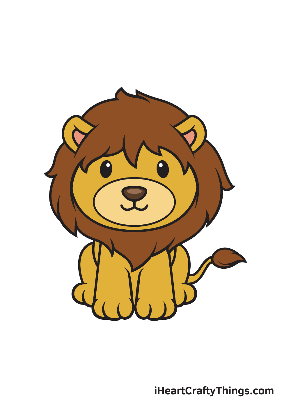 How To Draw A Lion In Cartoon How To Draw A Lion In Cartoon