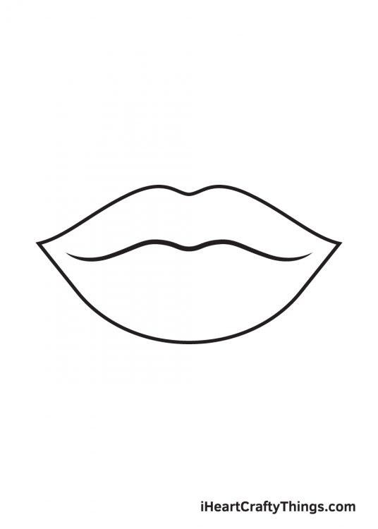 Lips Drawing - How To Draw Lips Step By Step