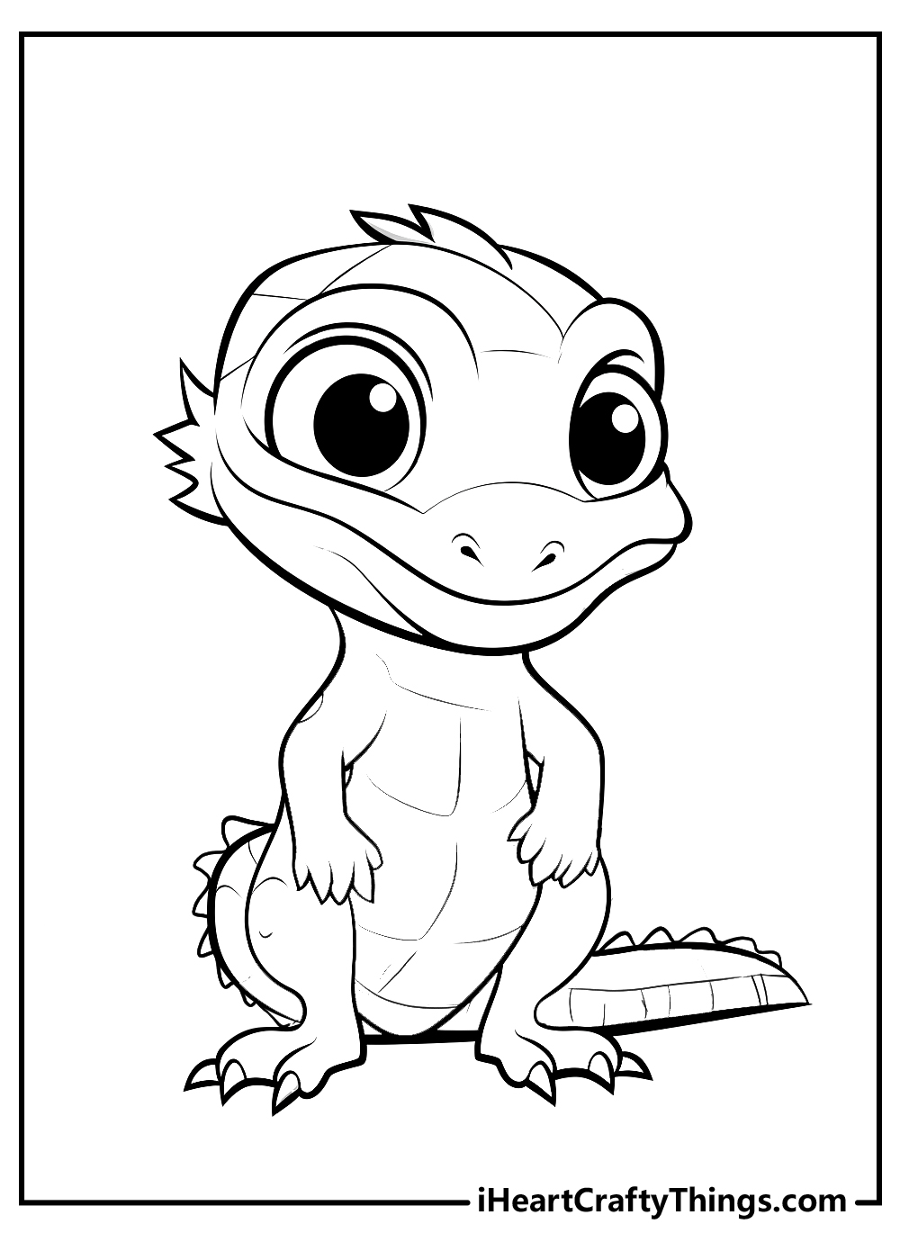 new lizard coloring pages