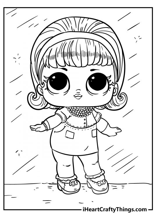 LOL Doll Coloring Pages (Updated 2021)