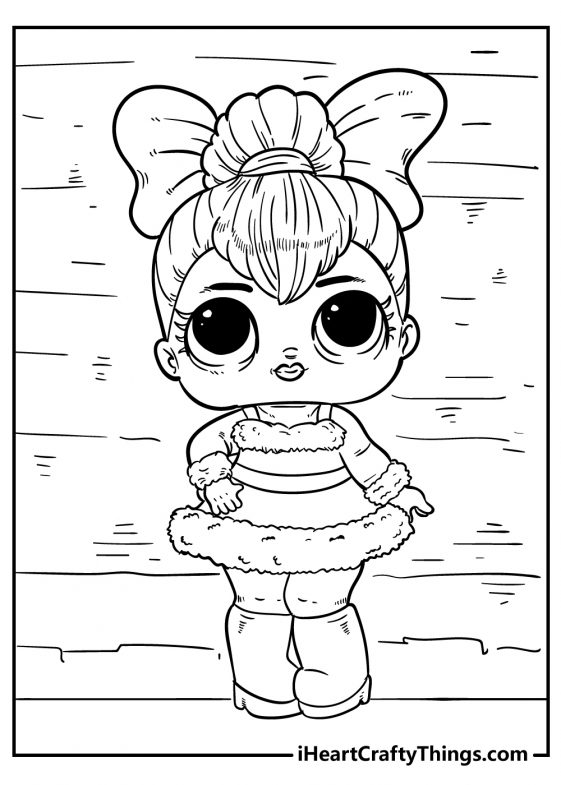 lol doll coloring pages updated 2021