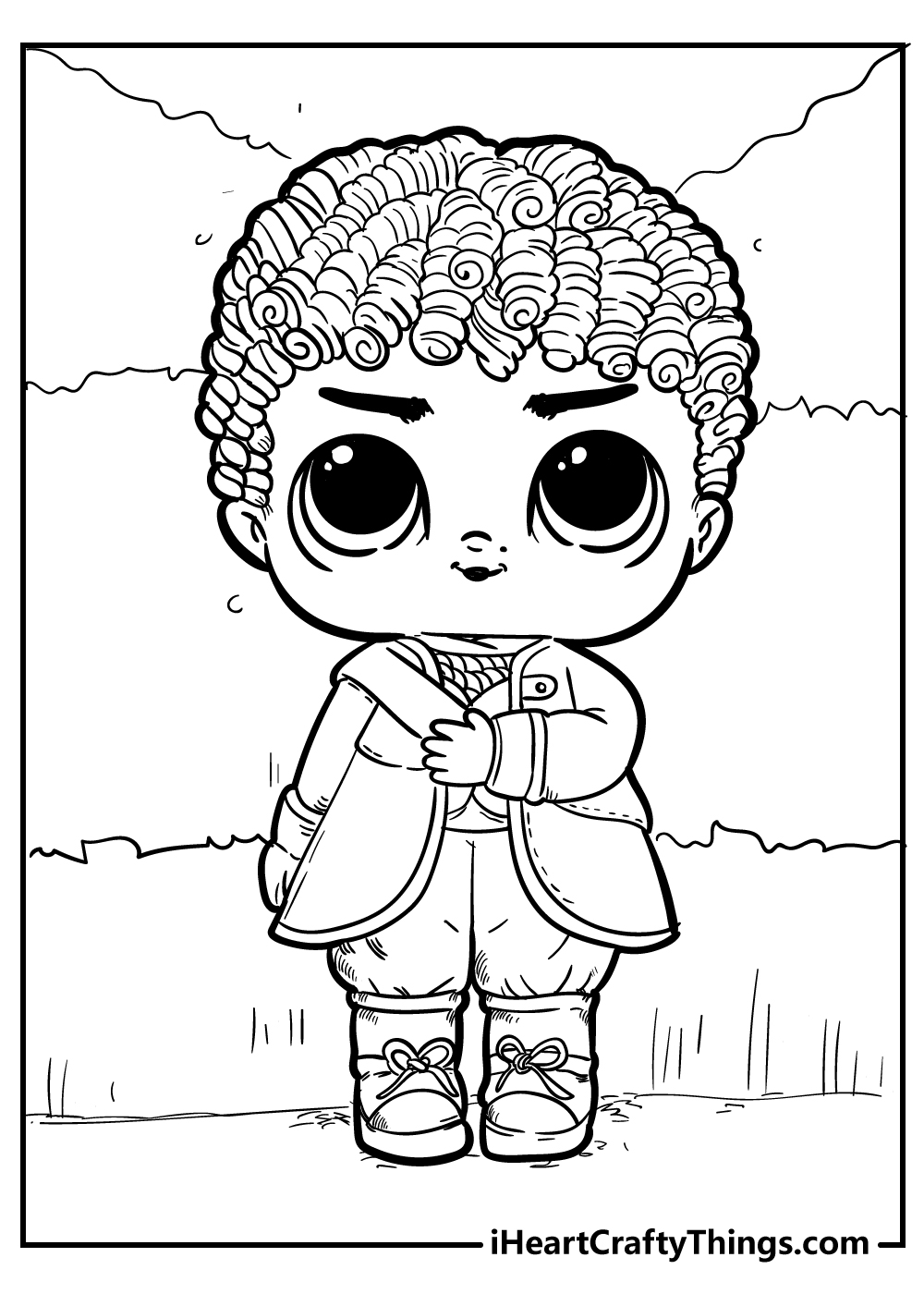 new lol doll coloring pages printable