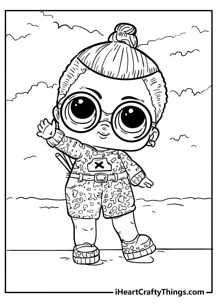 50 L.O.L. Surprise! Doll Coloring Pages (Free Printables)