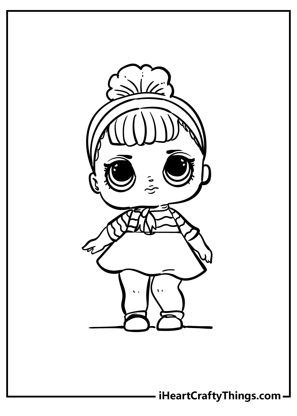 Lol store doll drawing