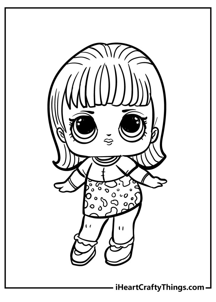 LOL Doll Coloring Pages 2024 (100% Free Printables)