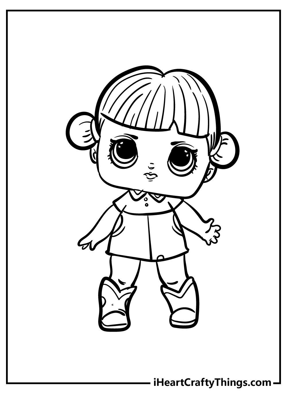 LOL doll coloring pages free printable