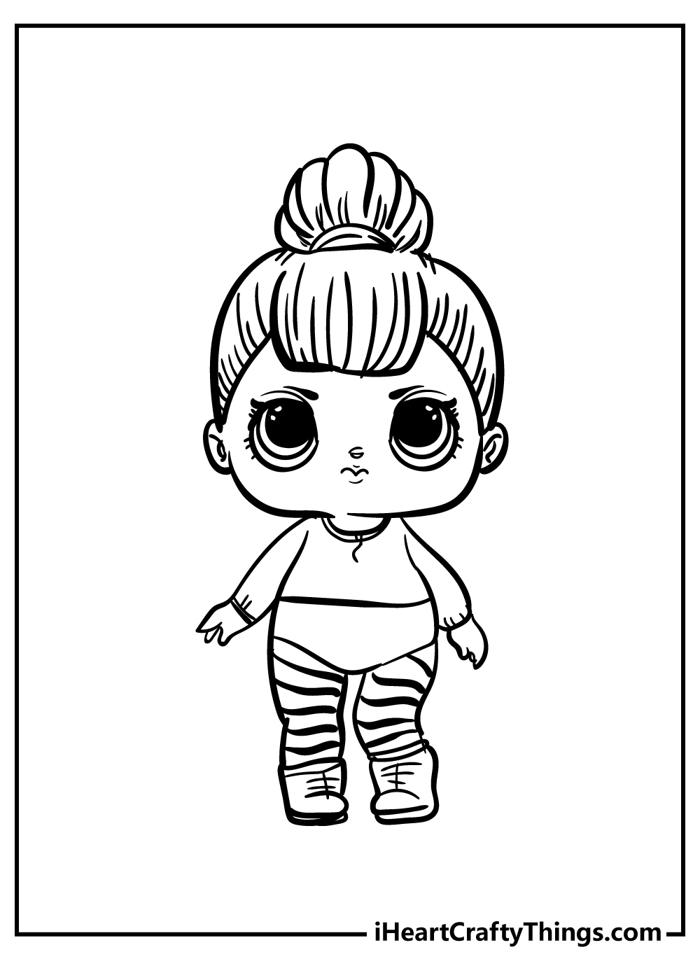 LOL doll coloring pages free printable