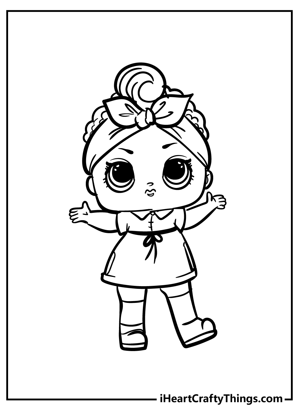 LOL doll coloring pages free printable