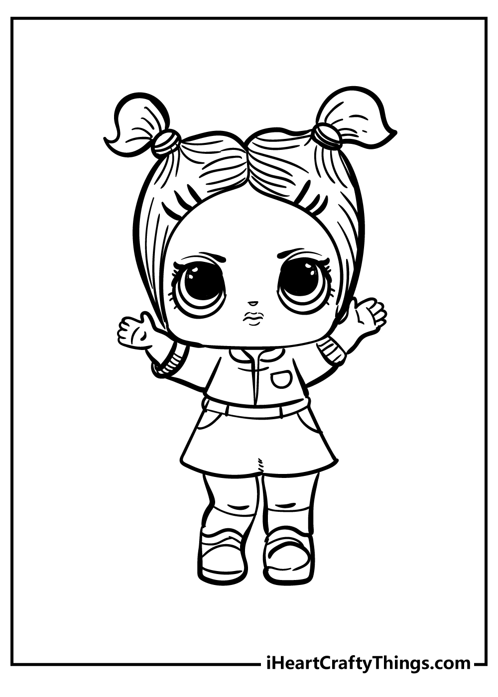 Fun and Educational LOL Dolls Coloring Pages for Kids