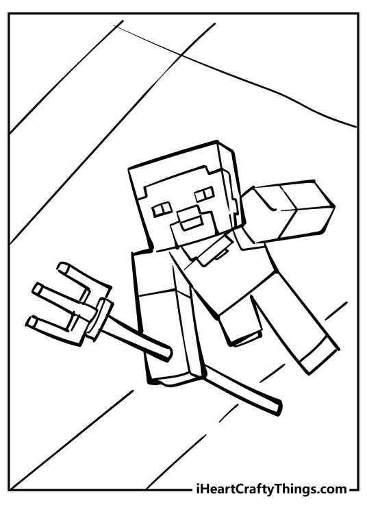 minecraft coloring page