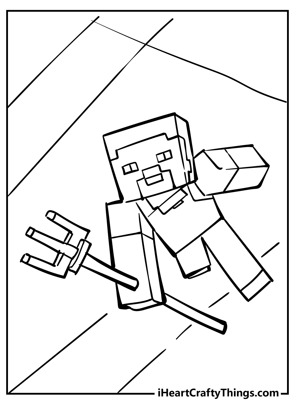 minecraft coloring pages animals