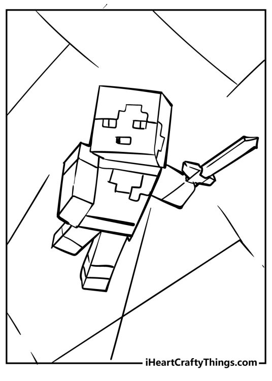 All New Minecraft Coloring Pages 2024 (100% Free Printables)