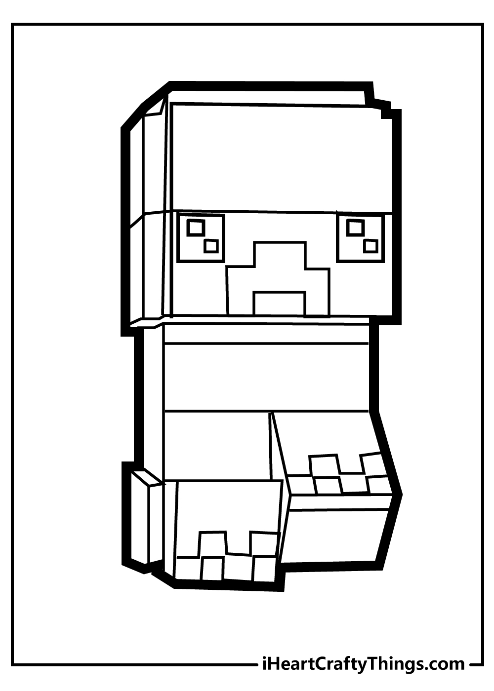 20+ Free Printable Minecraft Coloring Pages 