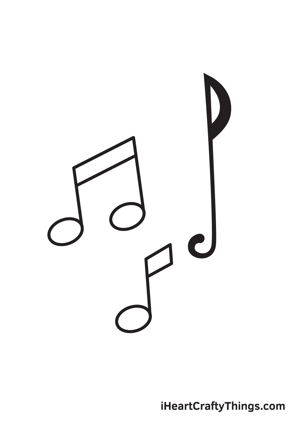 Music Notes DRAWING – STEP 7 - Hướng dẫn chi tiết cách vẽ nốt nhạc đơn giản với 9 bước cơ bản ai cũng làm được
