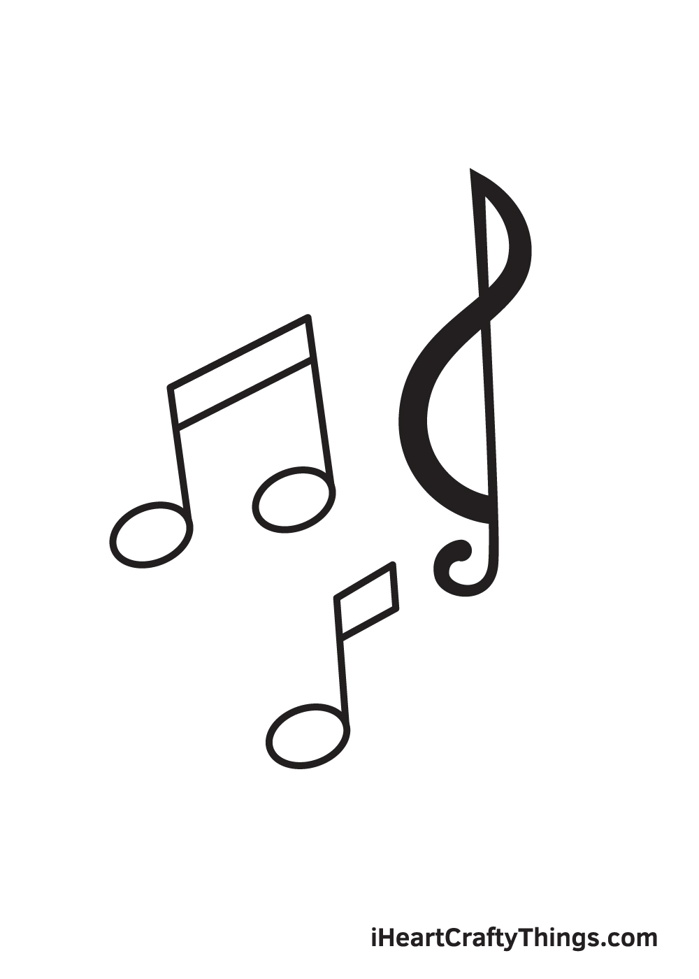 Music Notes DRAWING – STEP 8 - Hướng dẫn chi tiết cách vẽ nốt nhạc đơn giản với 9 bước cơ bản ai cũng làm được