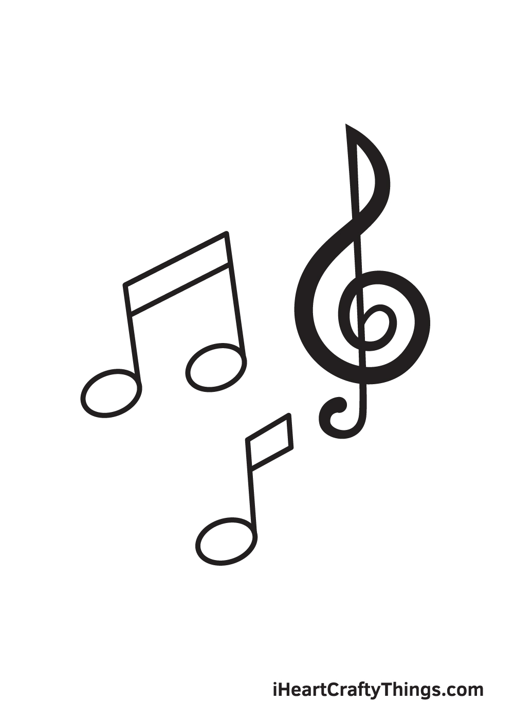 Music Notes DRAWING – STEP 9 - Hướng dẫn chi tiết cách vẽ nốt nhạc đơn giản với 9 bước cơ bản ai cũng làm được