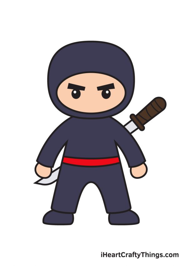 Ninja Drawing - How To Draw A Ninja Step By Step