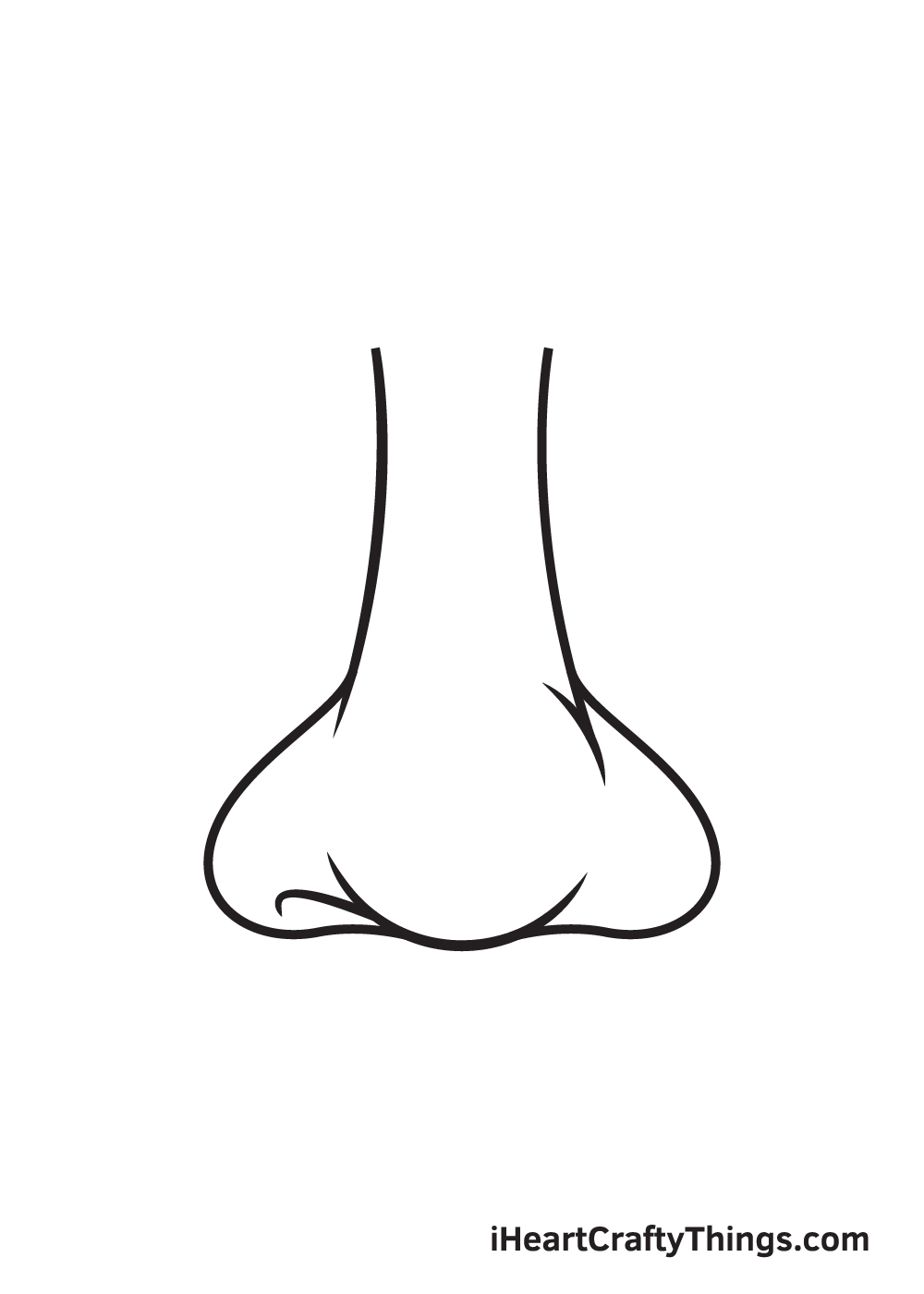 nose drawing step 7