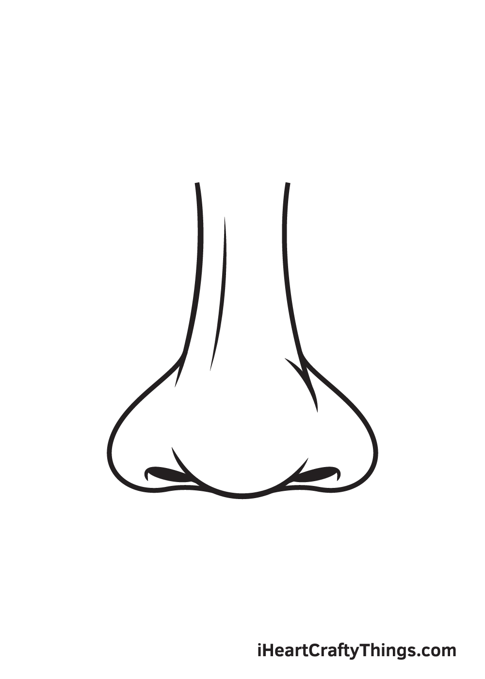 nose drawing step 9