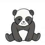 how to draw panda image